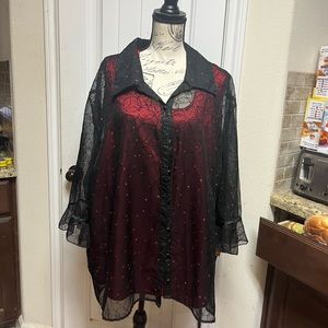 Maggie Barnes Two Piece  Blouse